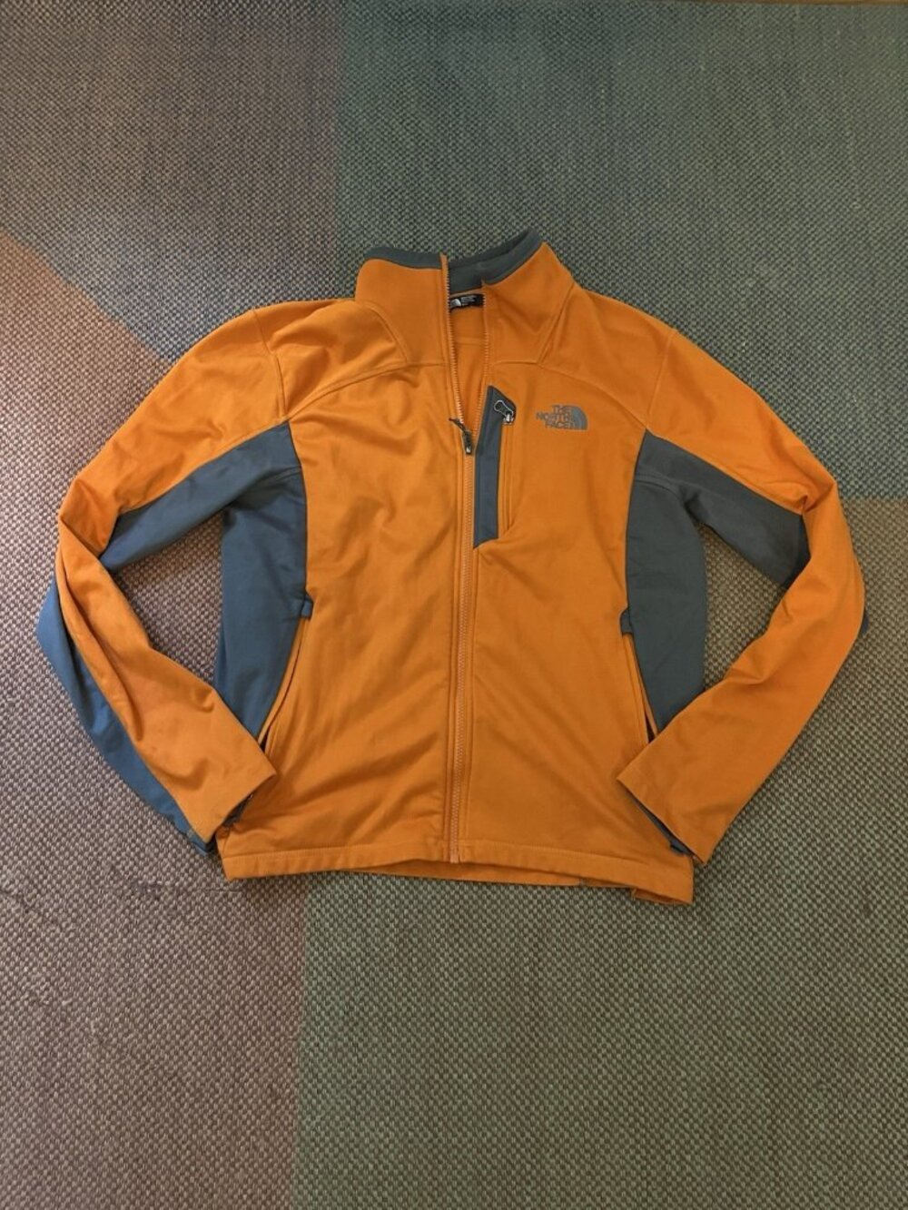 North Face Men’s Cinder Triclimate Jacket Persian Orange/Asphalt Gray M